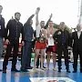 Пояс чемпиона для чемпионата Евразии по боевому самбо